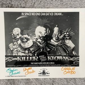 Killer clowns from outer space autograph